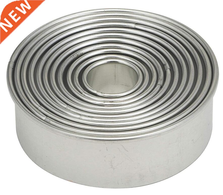 Round Cookie Biscuit Cutter Set Circle Pastry Cutters for Do