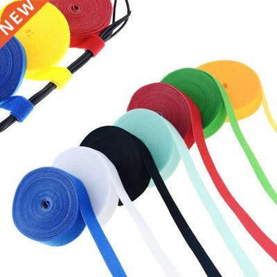 5M/Roll Wide 1CM  Plastic Nylon Cable Ties Manager Winder