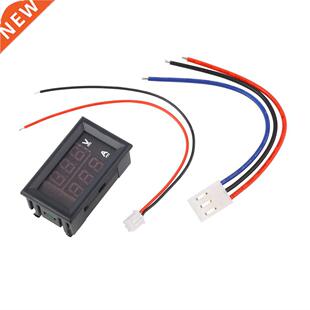 100 V 10A Voltmeter Ammeter Blue + Red LED Digital