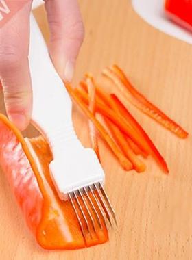 Stainless Steel Onion Slicer Cutter Scallion Shredder Garlic
