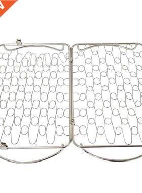 ainless eel BBQ Non-ick Grilling Basket Grill Mesh