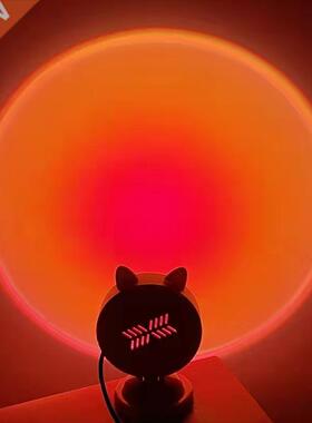 LED Mini Sunset Projection Lamp 5V USB Atmosphere Night Ligh