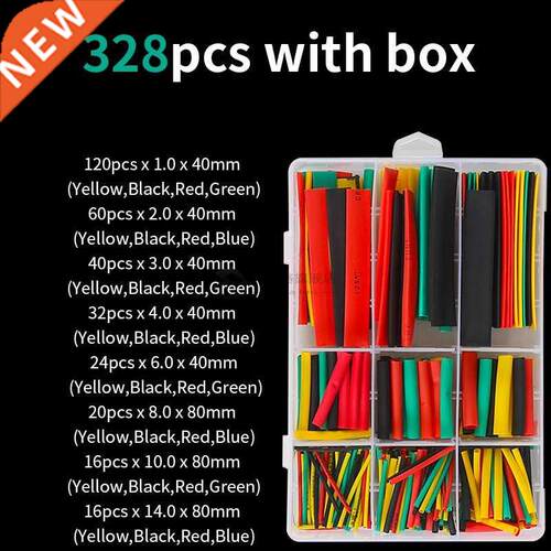 *164/280/328/560/580pcs with box waterproof Heat shrink tubi