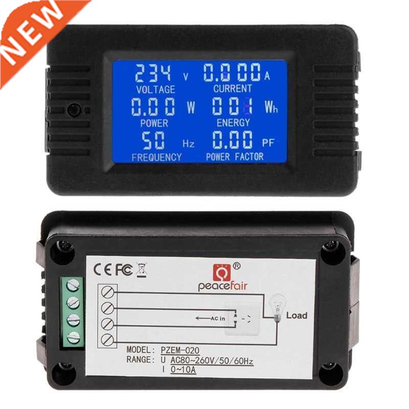 6n1 Dgtal AC 80~260V Power Energy Montor Voltage Current