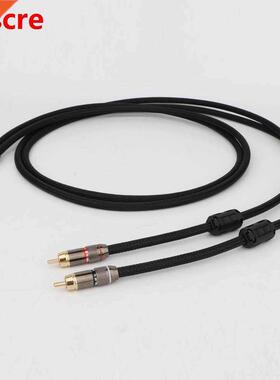Preffair Pair X4013 RCA Cable Top Grade Hifi Canare 5N OFC A