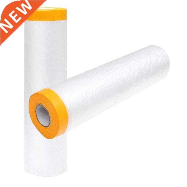 2Pcs Pre- Masking Film Protection Covering Cloth Tape For Au