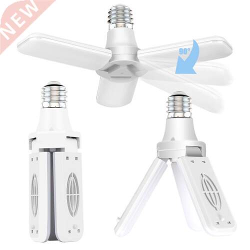 E27 LED Bulb Fan Blade Timing Lamp AC170-265V 30W Foldable L