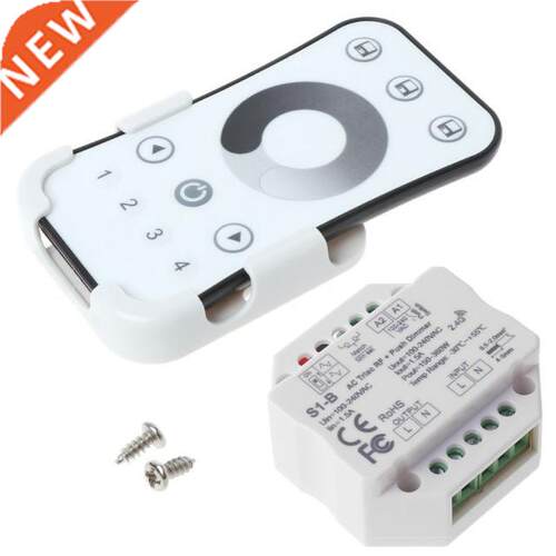 AC 100-240V Wireless RF Triac Dimmer with 2.4G Remote Contro