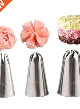 3PCS/Set Cream Cake Icing Piping Frosting Stainless Steel