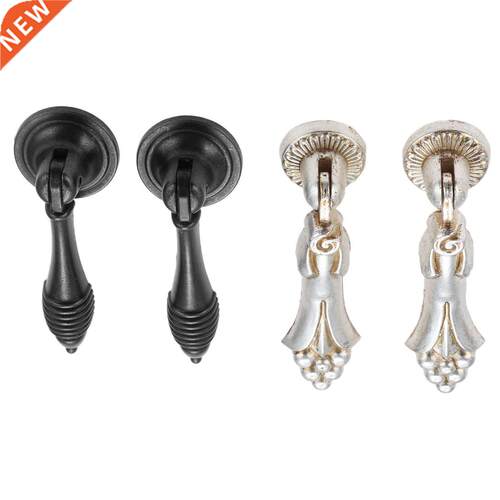 2Pcs Antique Cabinet Handles Furniture Drop Pull Handle Knob