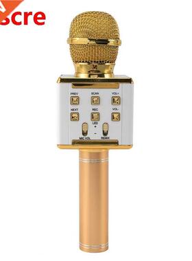 DS868 Wireless Karaoke Microphone USB Player Bluetooth Mic S