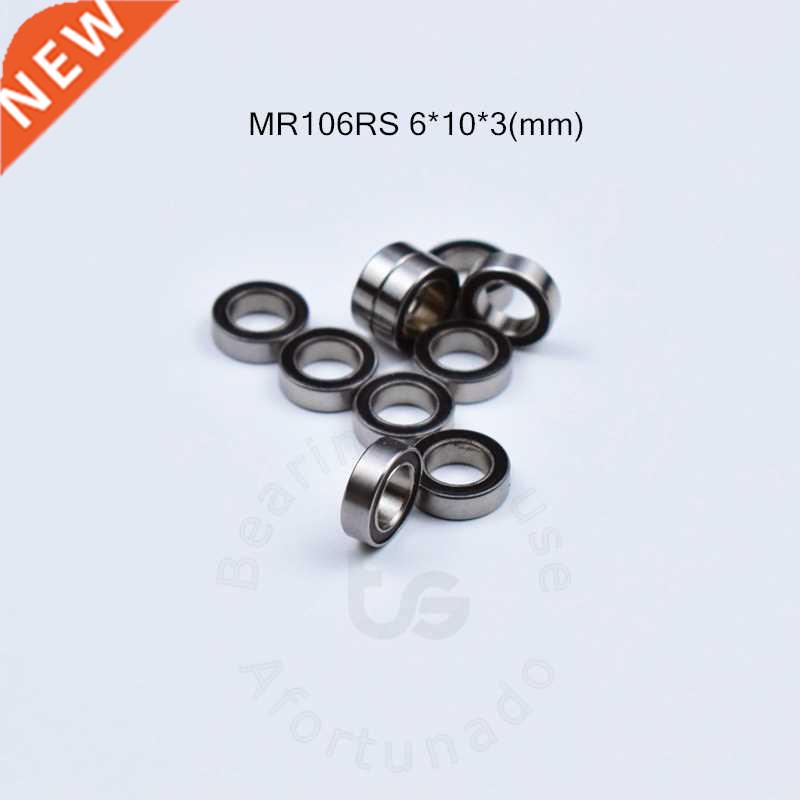 Miniature 10pcs MR106RS 6*10*3(mm) free shipping chrome ste