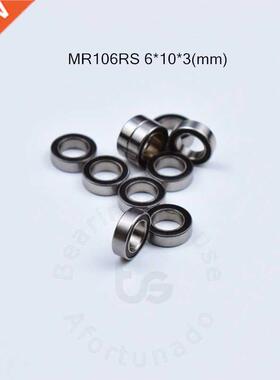 Miniature 10pcs MR106RS 6*10*3(mm) free shipping chrome ste