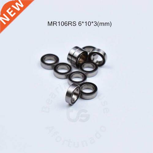 Miniature 10pcs MR106RS 6*10*3(mm) free shipping chrome ste