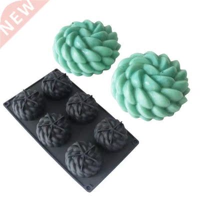 Flower Shape Chocolate Silicone Mold 6 Cavity Fondant Molds