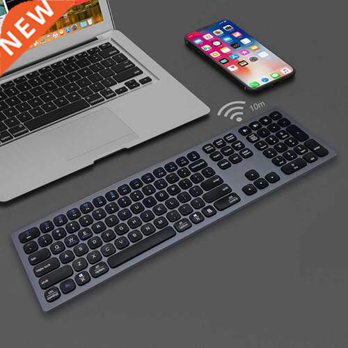 Stable Connection Bluetooth-Compatible Keyboard，Aluminum Al
