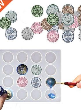 16-Cvity Wx Seling Mt For DIY Crft dhesive Wxing Wx