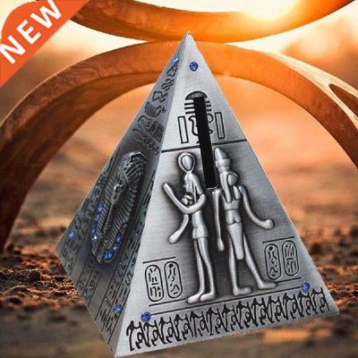 Metal Egyptian Pyramids Pharaoh Khufu Pyramids Figurine