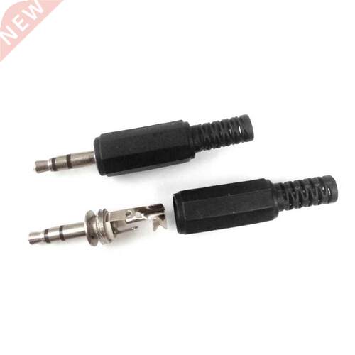 5PCS .5mm HeadPhone Connector Male Mono Audio Jack Plug .5