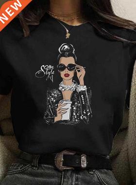 Maycaur Hot Sales Prnted Female Tshrt Women Fashon Graph