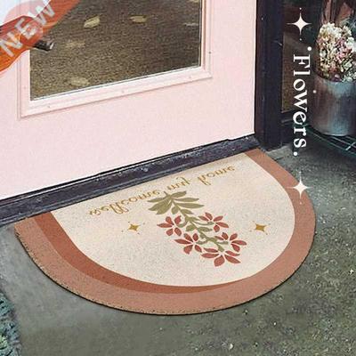 Entry Door Mat Dust Removal Vintage Ins Semicircle Wire