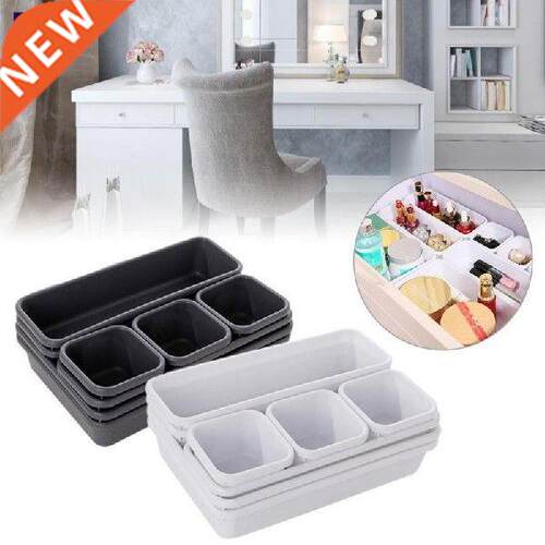 8pc/set Drawer Make Up Brush Holder Jewellery Storage Box