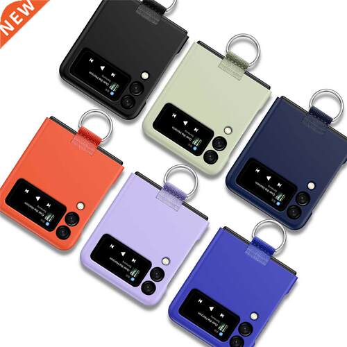 Anti-Fingerprint Ring Holder Case for Samsung Galaxy Z Flip