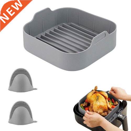 AirFryer Silicone Pot Square Air Fryers Oven Baking Tray