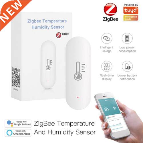 Smart ZigBee Wireless Temperature Humidity Sensor For Smart