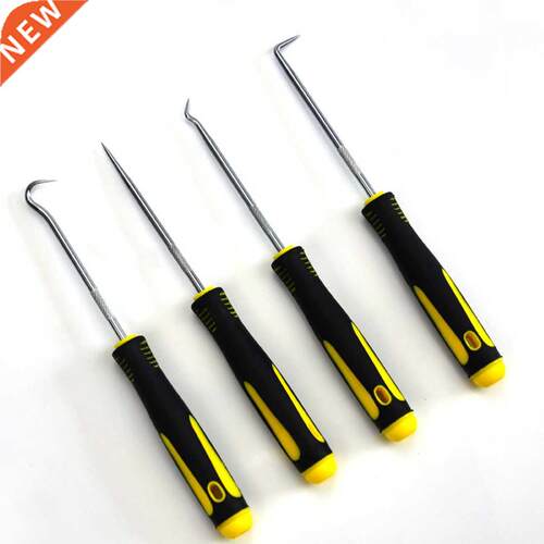 4Pcs Durable Car Hook Oil Seal Ring Seal Remover Pick Set Cr
