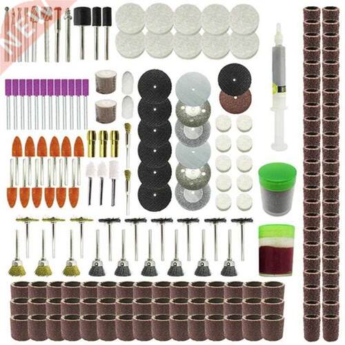 217Pcs/Set Engraver Abrasive Rotary Tool Accessory Set for C