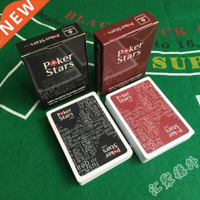 2/Lot Baccarat Texas Hold'em Plastic Playing Cards Waterproo