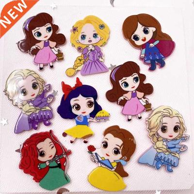 20Pcs Colorful Lovely Big Girl Flatback Acrylic Sheet Miniat