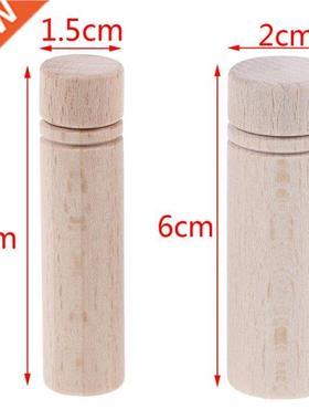 1Pc Wooden Portable Needle Storage Case Wooded Container DIY