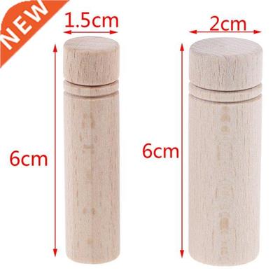 1Pc Wooden Portable Needle Storage Case Wooded Container DIY