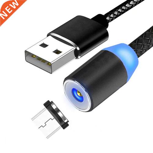 in 1 Magnetic Charging Cable with  Cord Heads (Micro USB/