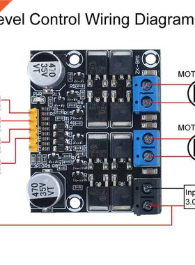 10A Dual Channel DC otor Driver odule for Forward Reverse