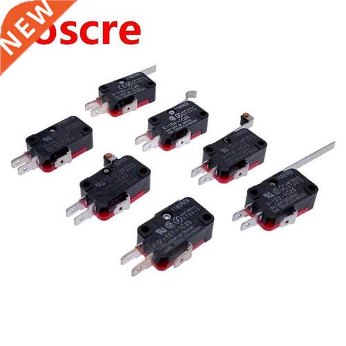 10pcs Mini limit switch travel switch roller arc lever snap