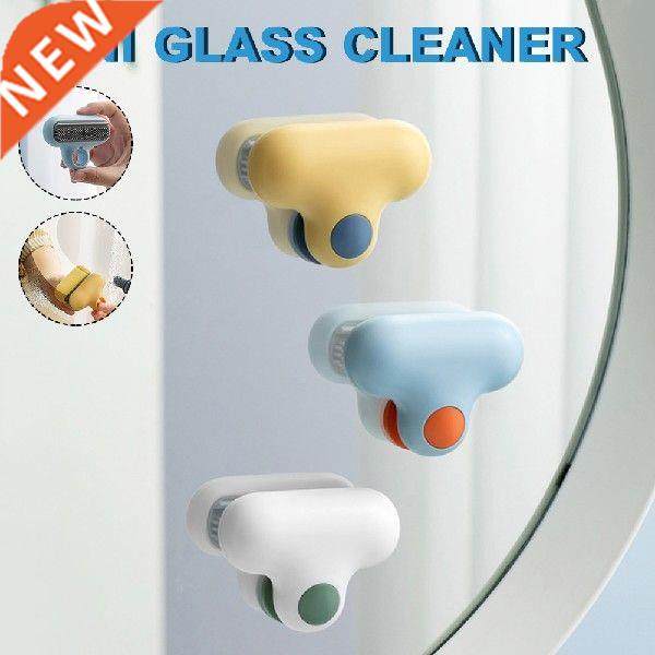2 in 1 Glass Wiper Mini Reusable Window Mirror Cleaner