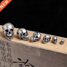 s925 Jewelry silver gothic series punk retro skull pendant