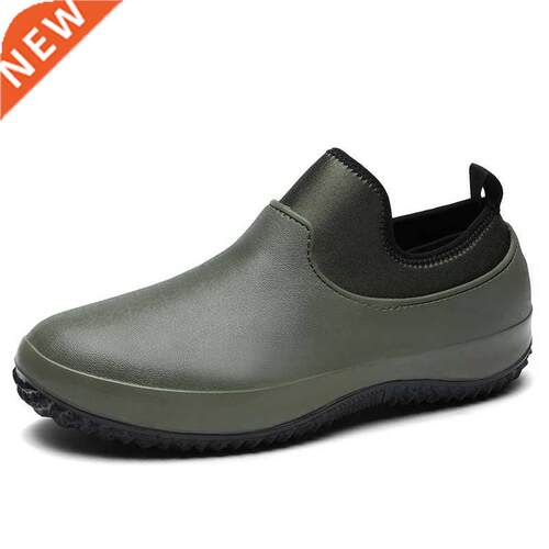 Men Slip On Resistant Oil-proof Kitchen Shoes Chef Multifunc