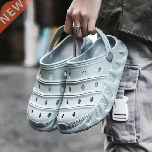 Men men Shoes Casual Slip-on Clogs 2021 New Summer Hollow-ou