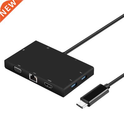Type-C USB C to 4K HDMI VGA RJ45 Gigabit Ethernet SD Card Re