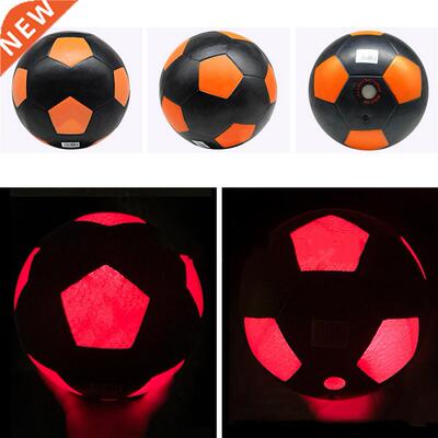 LED Football Night Training Glowing Soccer Ball Light Up