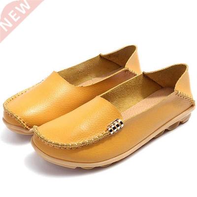 Flat Shoes Women Slip On Shoes For Women's moccasins Genuine
