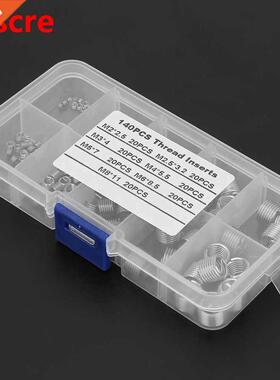 /set Stainless Steel Wire Screw Sleeve Thread Repair Insert