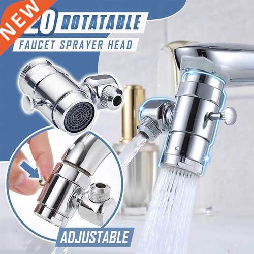 NEW 720° Rotatable Faucet Sprayer Head Wash Basin Tap