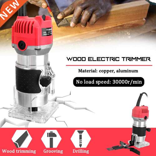 800W 30000r/min Woodworking Wood Electric Trimming Machine E