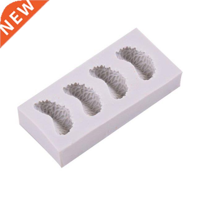 4 Grid Tangerine Orange Slice Silicone Mold Fondant Mould Ca