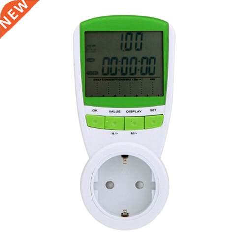 LCD Wattage Voltage Current Frequency Monitor Analyzer 230V
